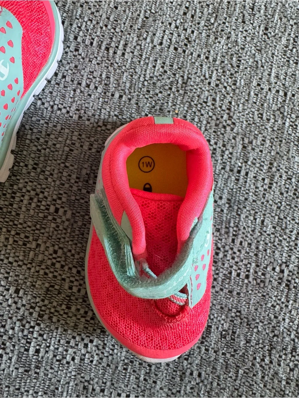 infant girl shoes bundle - baby gap booties and champion sneakers